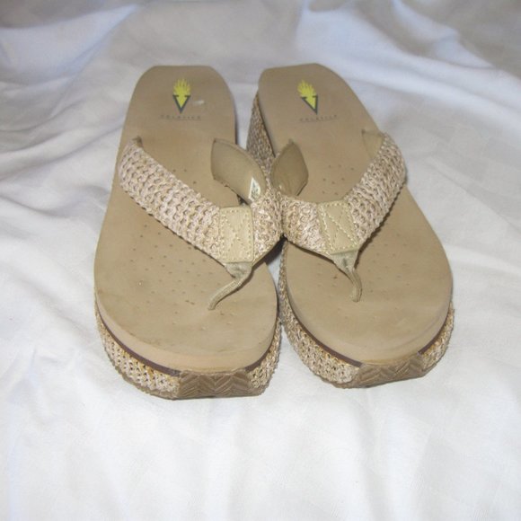 volatile Platform Sandal Thong Size 8